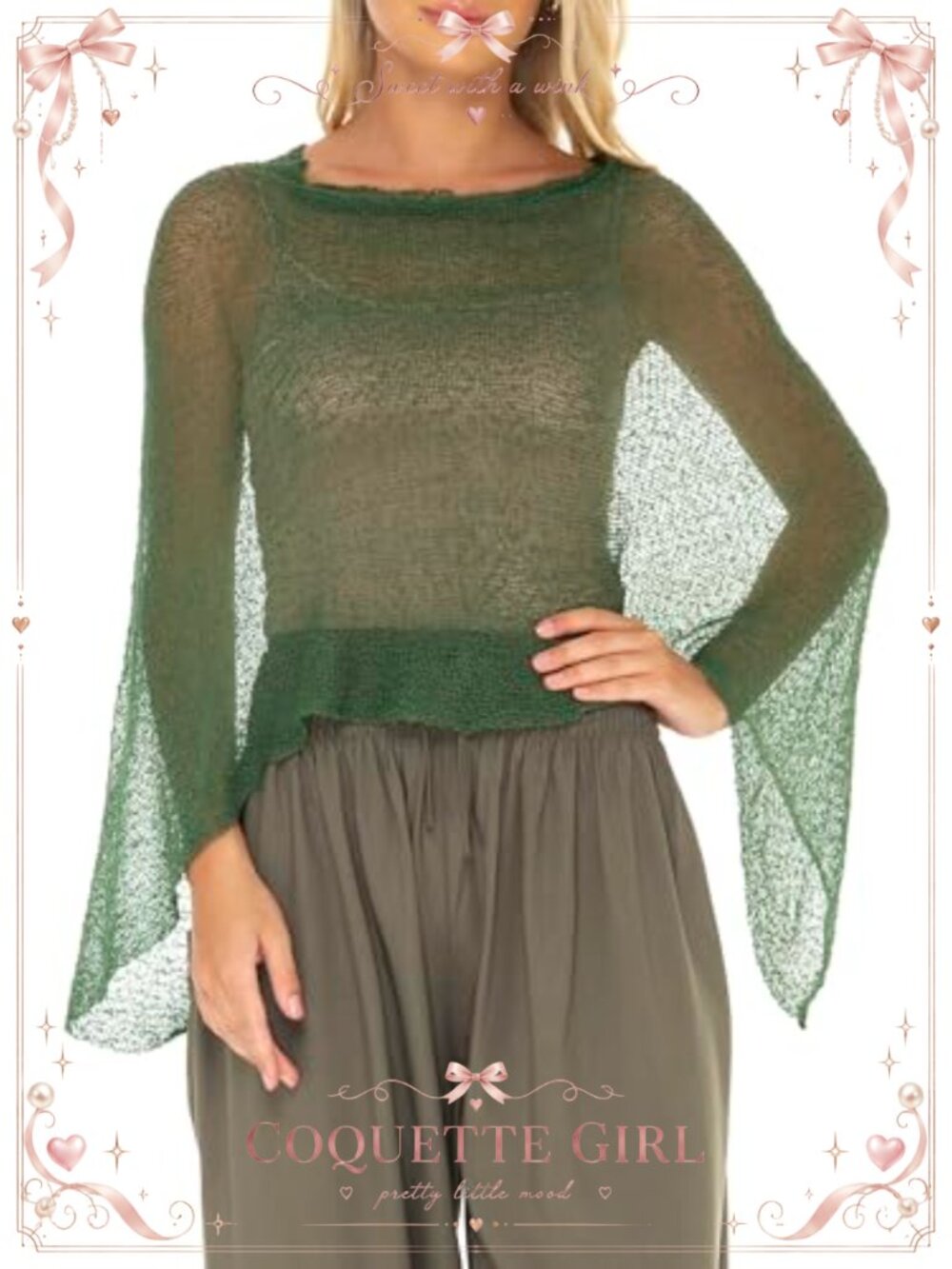Sheer Knit Poncho Shrug Lightweight Cover Up One Size Fits Most